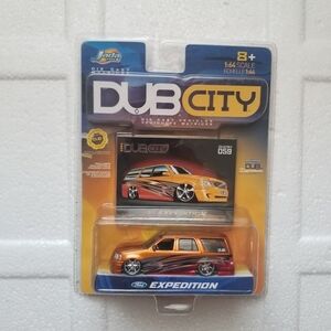 2003 Jada Toys Dub City 1:64 Scale Orange 2004 Ford Expedition Car